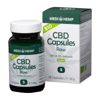 Cápsulas CBD 5% | RAW full spectrum | 60 caps