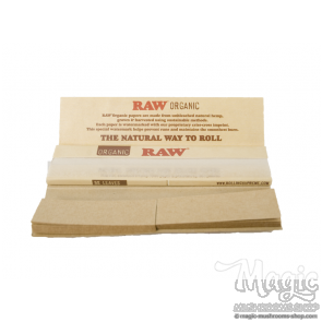 Mortalhas e Filtros RAW Organic King Size Connoisseur