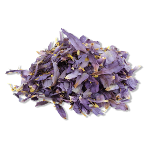 Blue Lotus flower petals and stamets