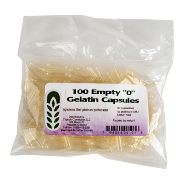 capsules empty gelatin size 0