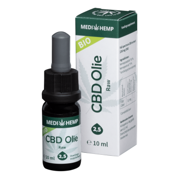 Medihemp RAW CBD Oil 2,5% |  Organic CBD Oil