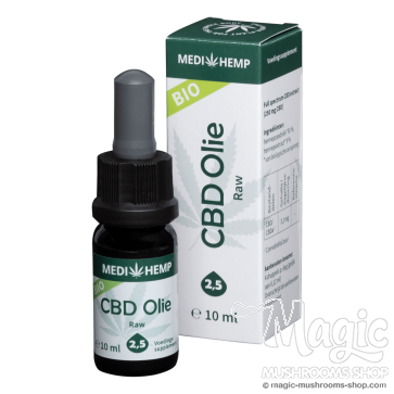 Medihemp RAW CBD Oil 2,5% |  Organic CBD Oil