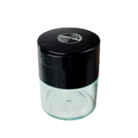 Stashboxes: TightVac opberg Container | Transparant met zwarte dop