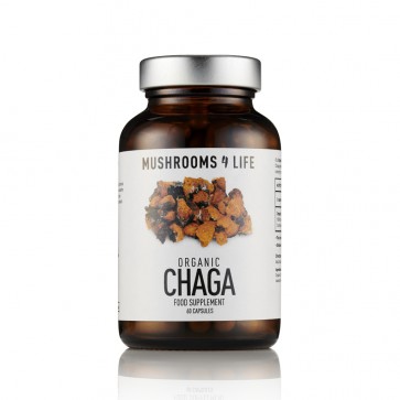 Chaga (Inonotus Obliquus) Mushroom Capsules Mushrooms4life