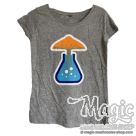 Woman T-shirt Logo Magic Mushrooms Shop