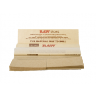 RAW Organic King Size Connoisseur Rolling Papers and Tips