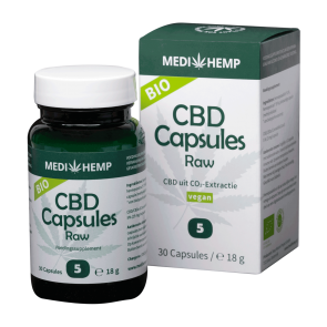 CBD Capsules 5% | Medihemp Raw