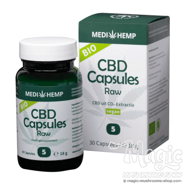 CBD Capsules 5% | Medihemp Raw