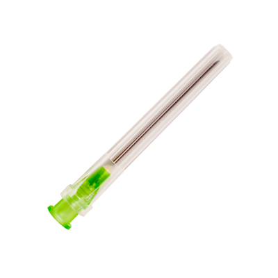 Sterile needle with luer fitting Sterile needle with luer fitting