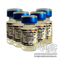 Cubensis Sporen Pack mit 5 Durchstechflaschen