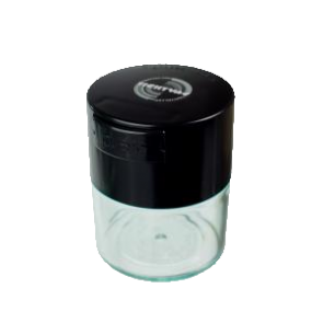 Stashbox clear with black top