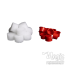 White filters and Red Plugs