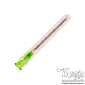 Sterile needle with luer fitting