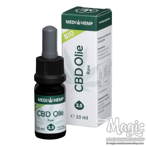 Medihemp RAW CBD Oil 2,5% |  Organic CBD Oil