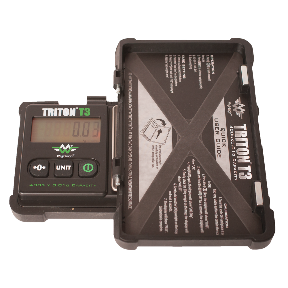 0,01g Präzisionswaage Goldwaage scale MyWeigh Triton T3-400 Feinwaage 400g 