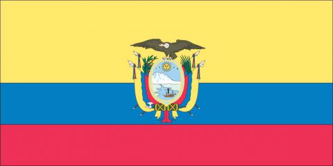 Flagge von Ecuador