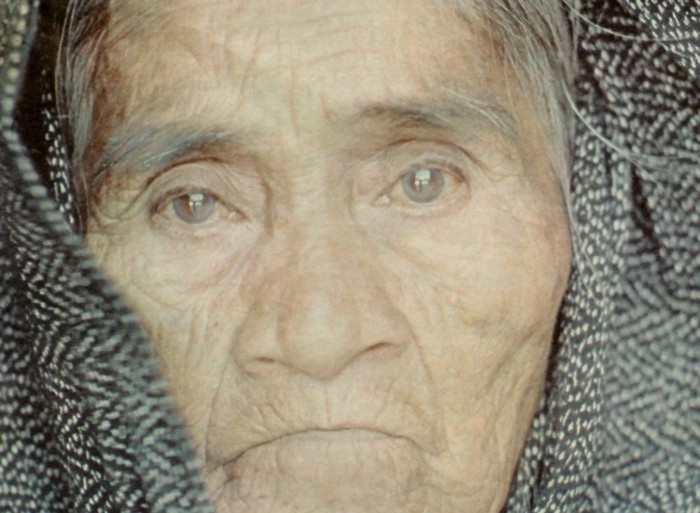 María Sabina in ihren späteren Jahren in Huautla de Jiménez