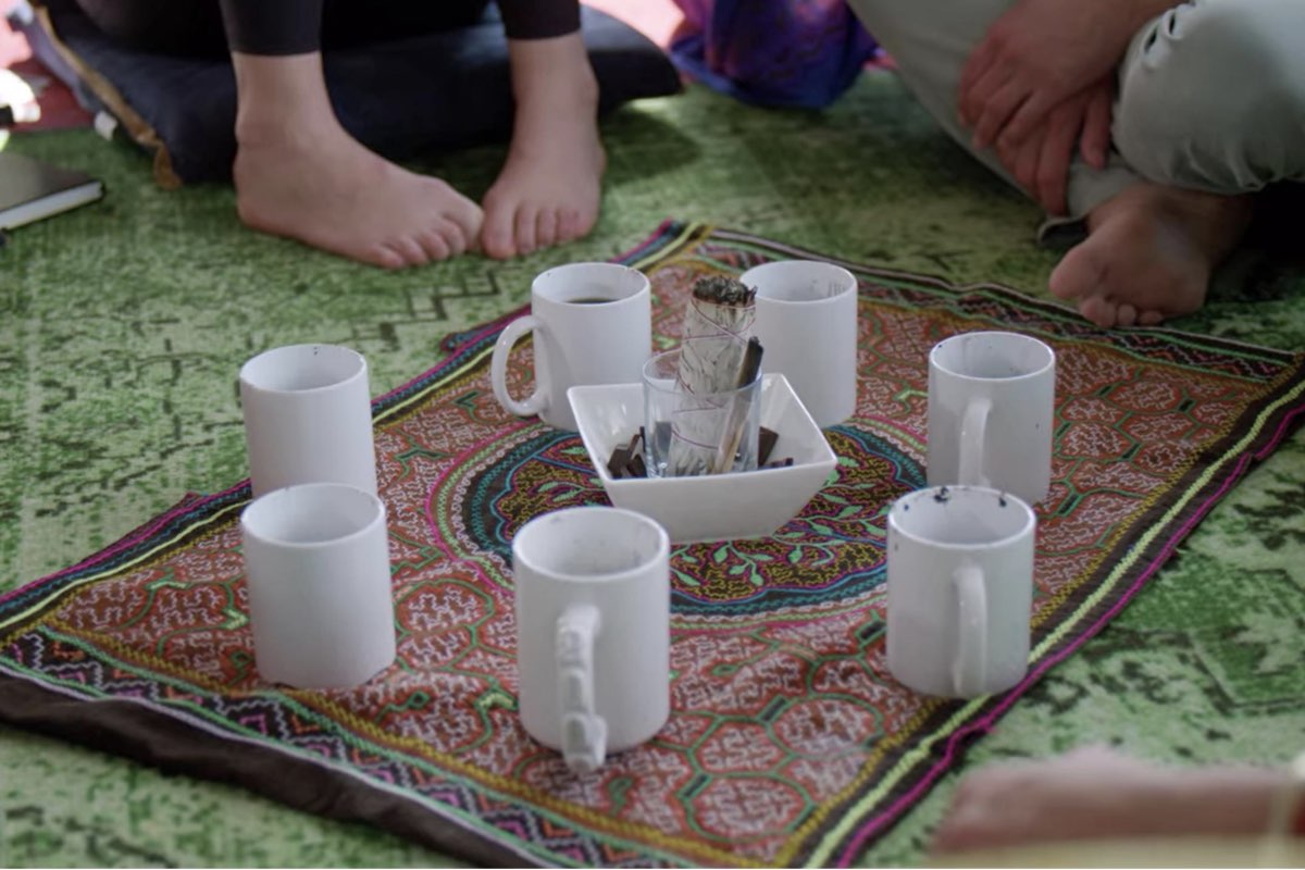 Psychedelika-Retreat: Zeremonieraum und Vorbereitung