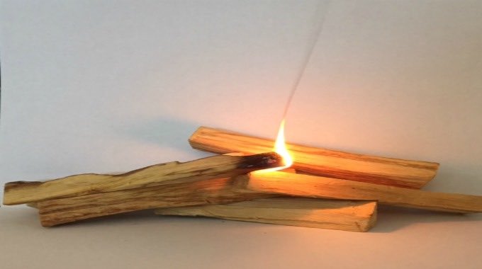 Brûler du bois de palo santo