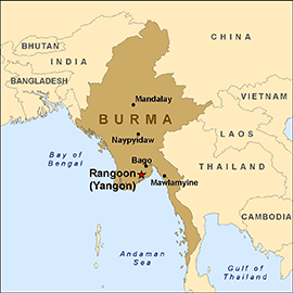 Map of Burma