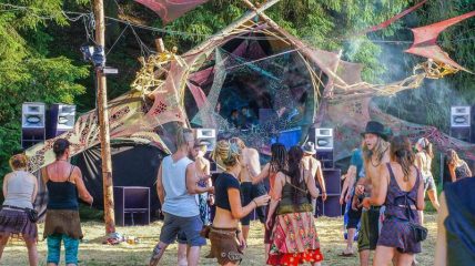 Psytrance festival magic