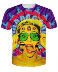 Miley Cyrus Psychedelic Fashion