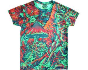 magic mushroom t shirt psychedelic