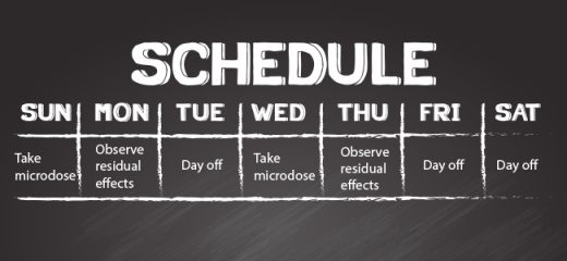 micro dose schedule