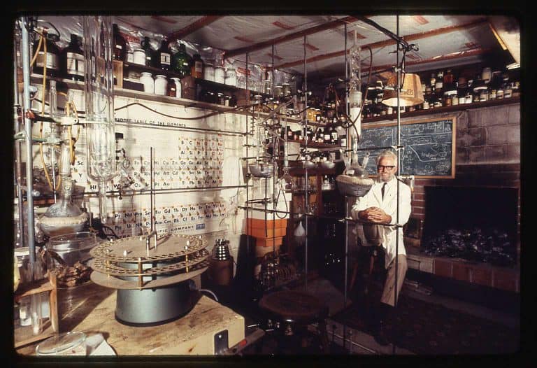 Inside the Shulgin Farm laboratory Alexander Sasha Shulgin at his chemistry bench